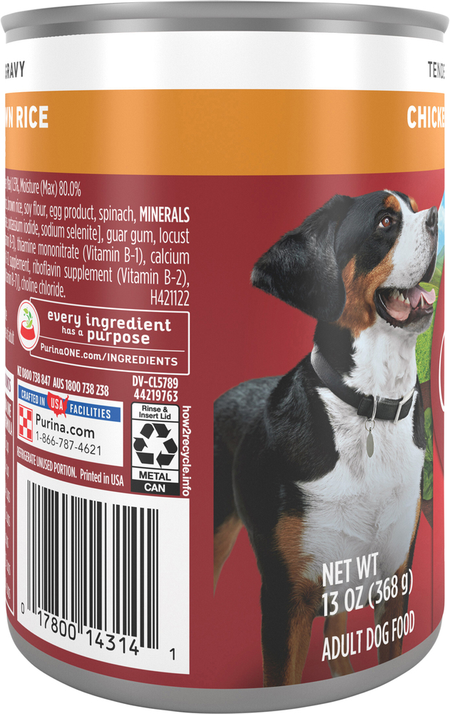 Purina One Purina ONE Tender Cuts in Wet Dog Food Gravy Chicken and