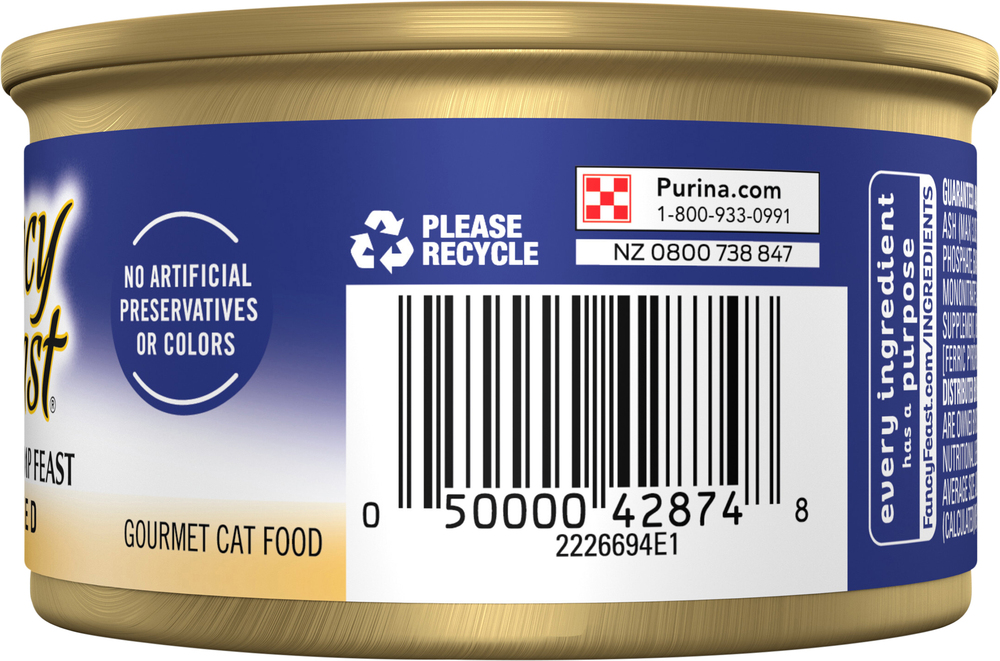 Fancy Feast Cat Food Gourmet Fish Shrimp Feast Flaked