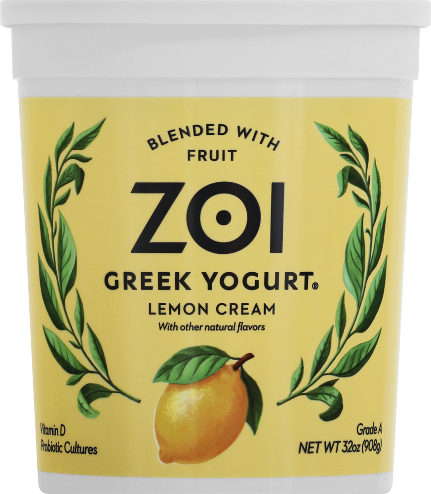 特価 Yogurt, Zoi Greek, Blended Cream, Lemon フェイスクリーム