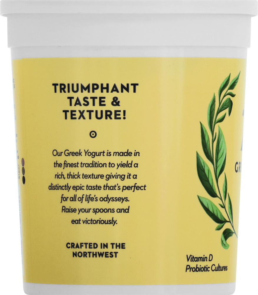Zoi Yogurt, Greek, Lemon Cream, Blended
