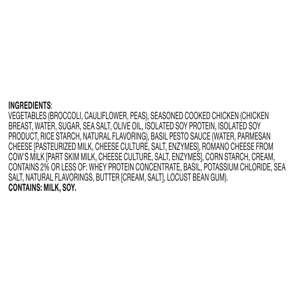 Healthy Choice Simply Streamers Grilled Chicken Pesto & Vegetables