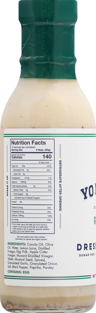 Yo Mama's Dressing & Dip, American, Ranch