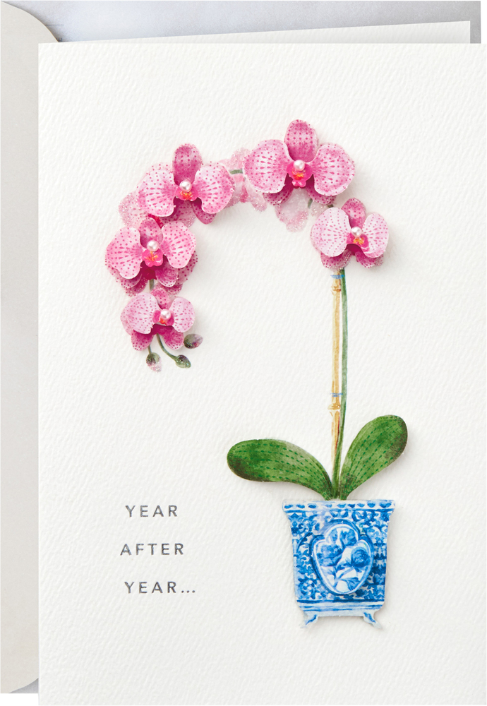 Hallmark Signature Birthday Card for Her (Orchid) 5Main