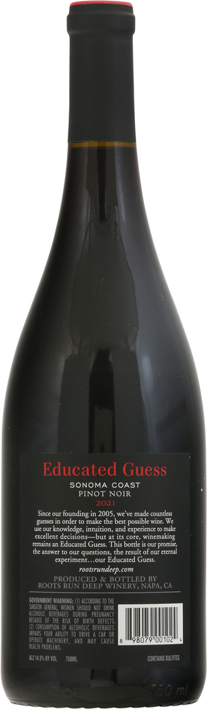 Educated Guess Pinot Noir Sonoma Coast