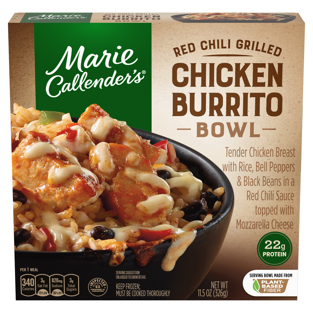 Marie Callender #39 s Chicken Burrito Bowl Red Chili Grilled Hero