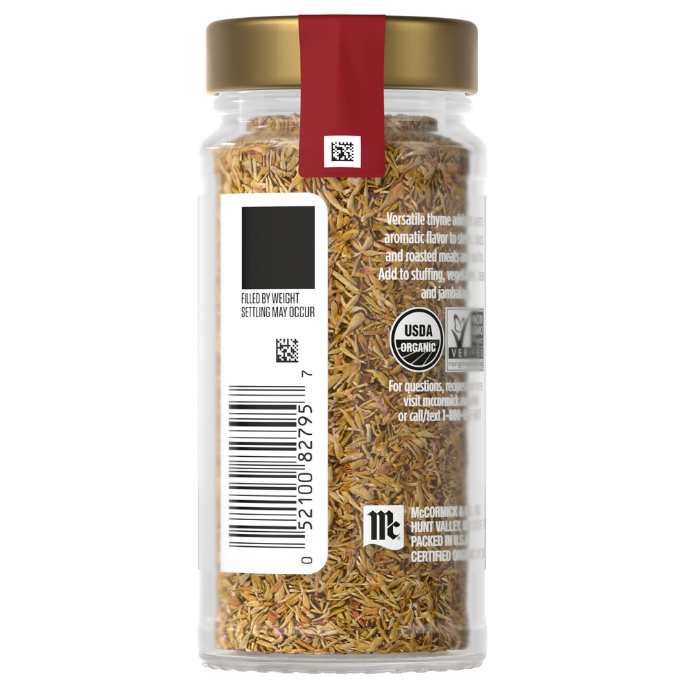 McCormick Gourmet Organic Thyme Leaves