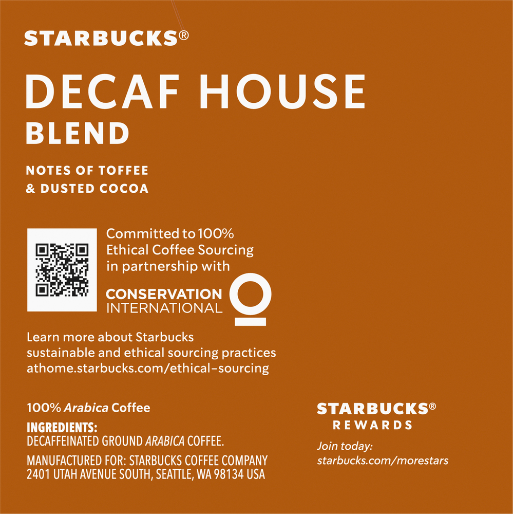 Starbucks decaf house blend k cups cheap