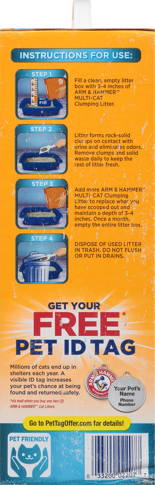 Arm Hammer Clumping Litter Multi Cat Unscented