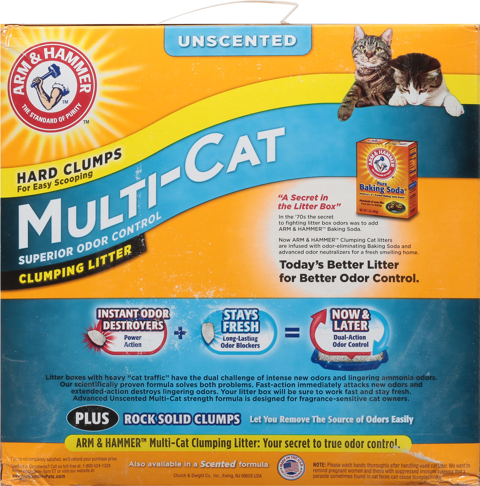Arm and hammer multi cat litter top