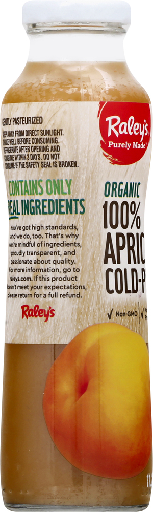 Cold Food Raley's Raley's Purely Made Organic Cold-Pressed 100% Apricot Juice-Planogram-Left