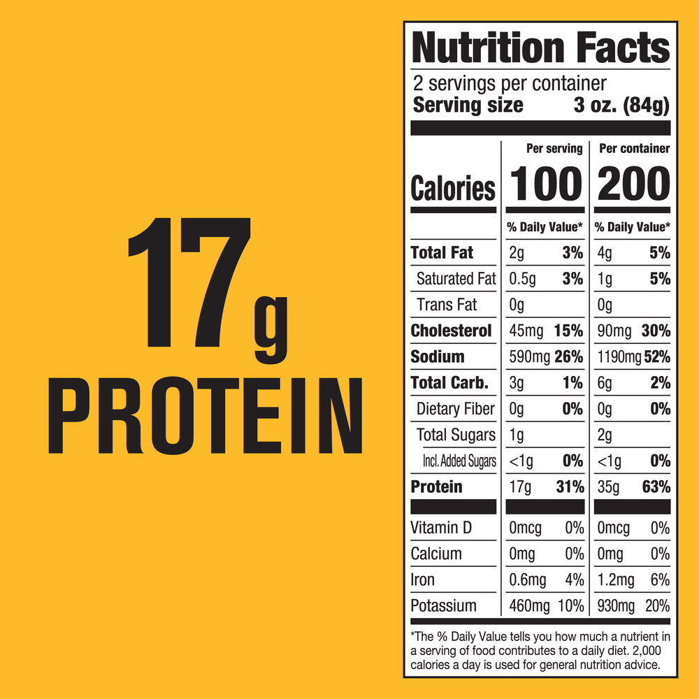 Foster Farms Classic Grilled Chicken Breast StripsNutritionFacts