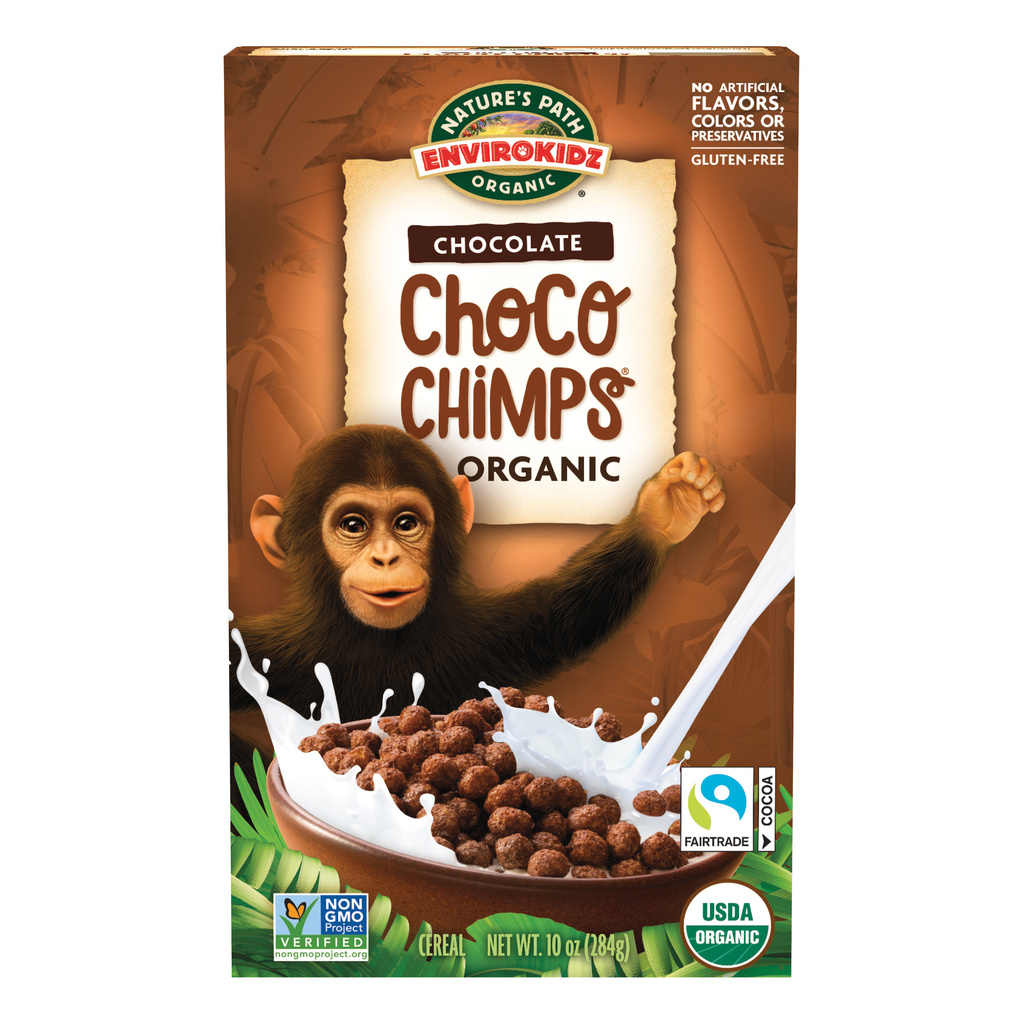 Nature's Path Organic Choco Chimps Cereal, Organic, Chocolate