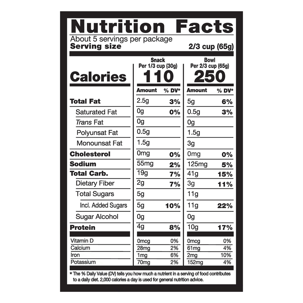 KIND Healthy Grains Granola, Almond Butter ClustersNutritionFacts