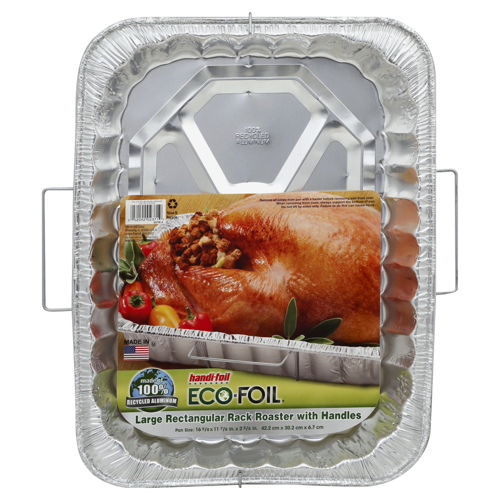 Handi Foil Rack Roaster, with Handles, Large RectangularMain