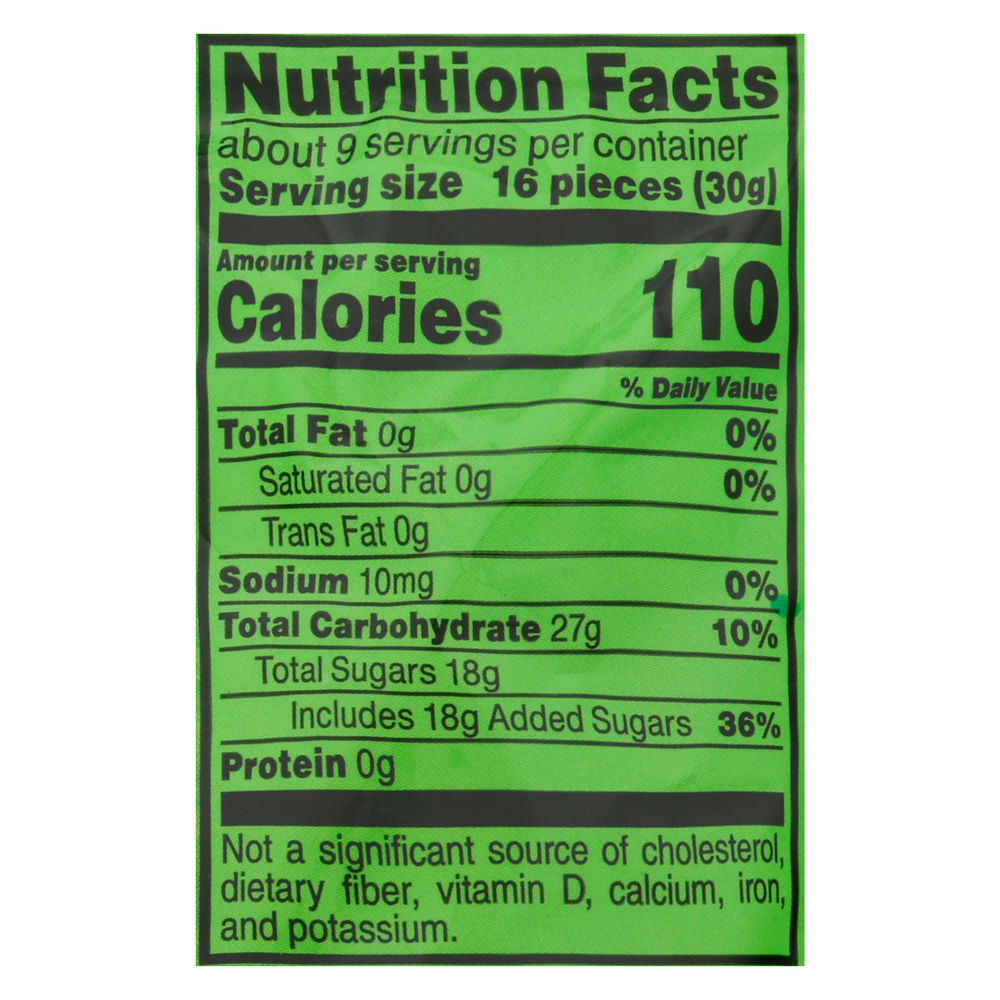 Mike and Ike Candy, Original Fruits, Assorted-Nutrition-Facts