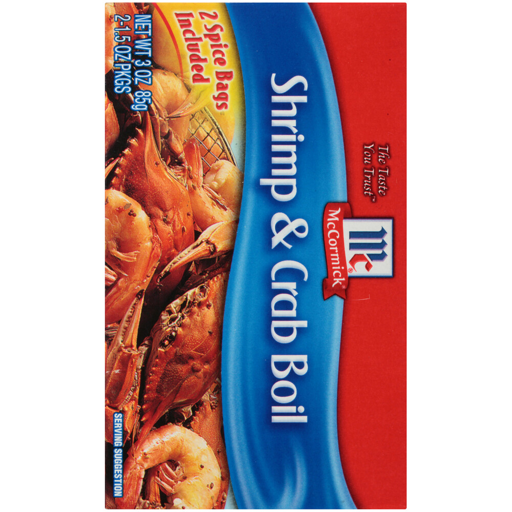 McCormick Golden Dipt Shrimp & Crab Boil SpicePlanogramBack
