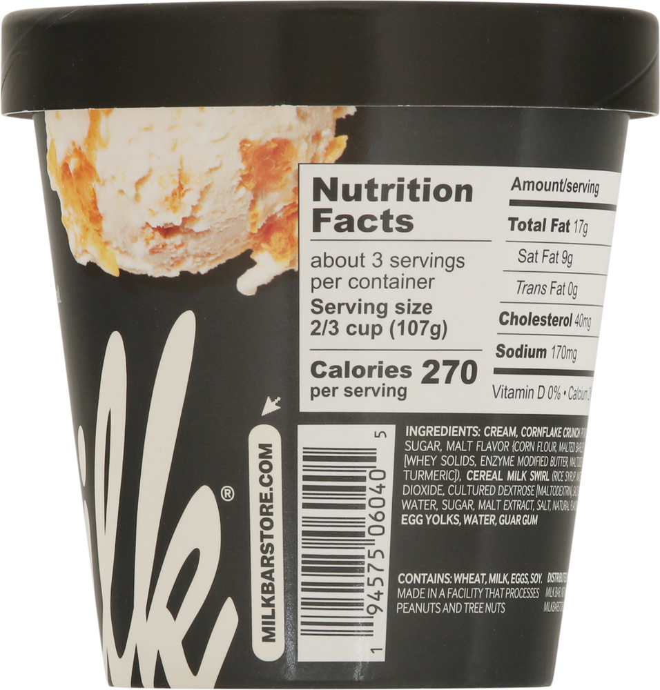 Milk Bar Ice Cream Cereal Milk