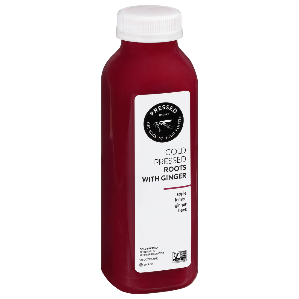 Pressed Juicery Juice Roots with Ginger Cold Pressed