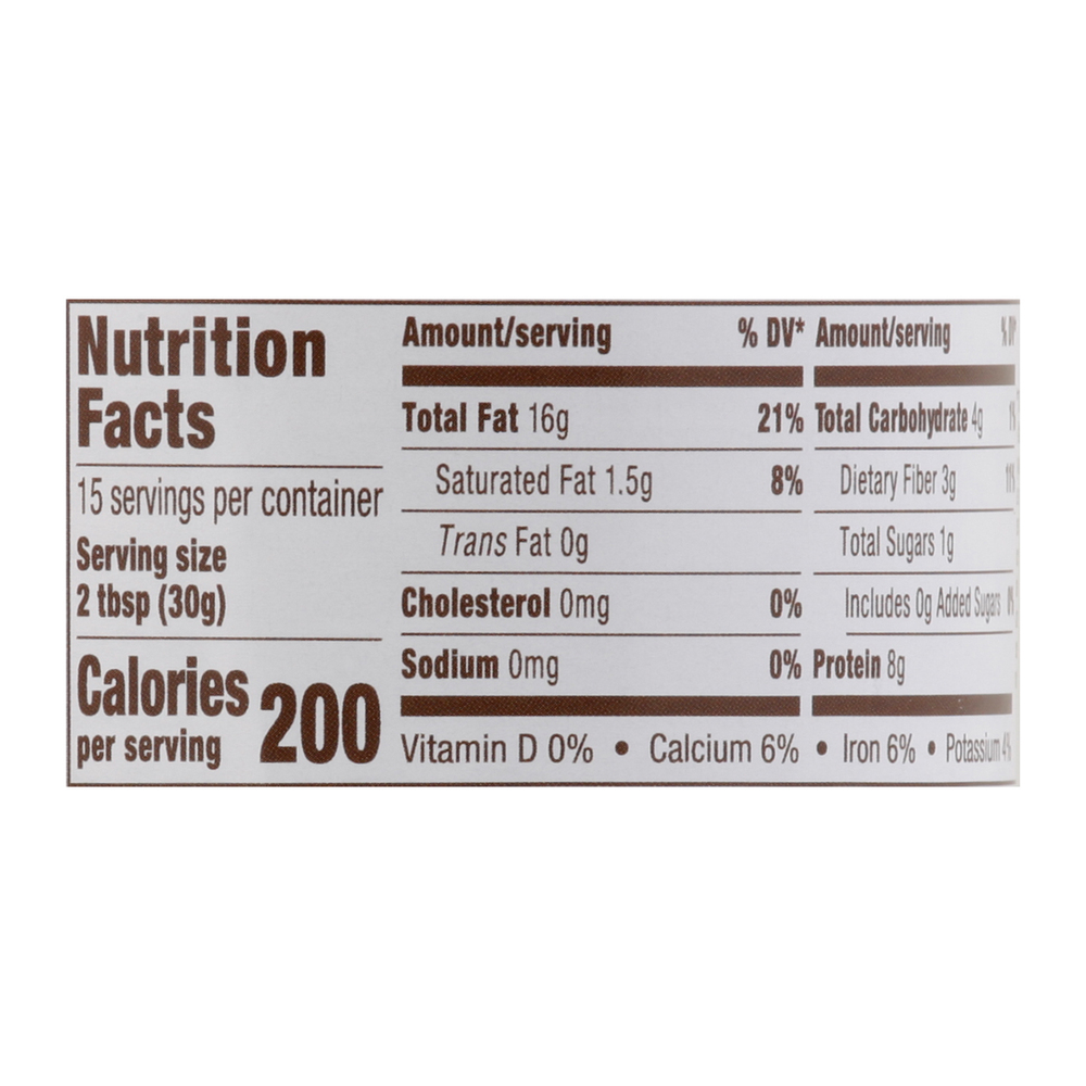 Raley's Purely Made Creamy Almond ButterNutritionFacts