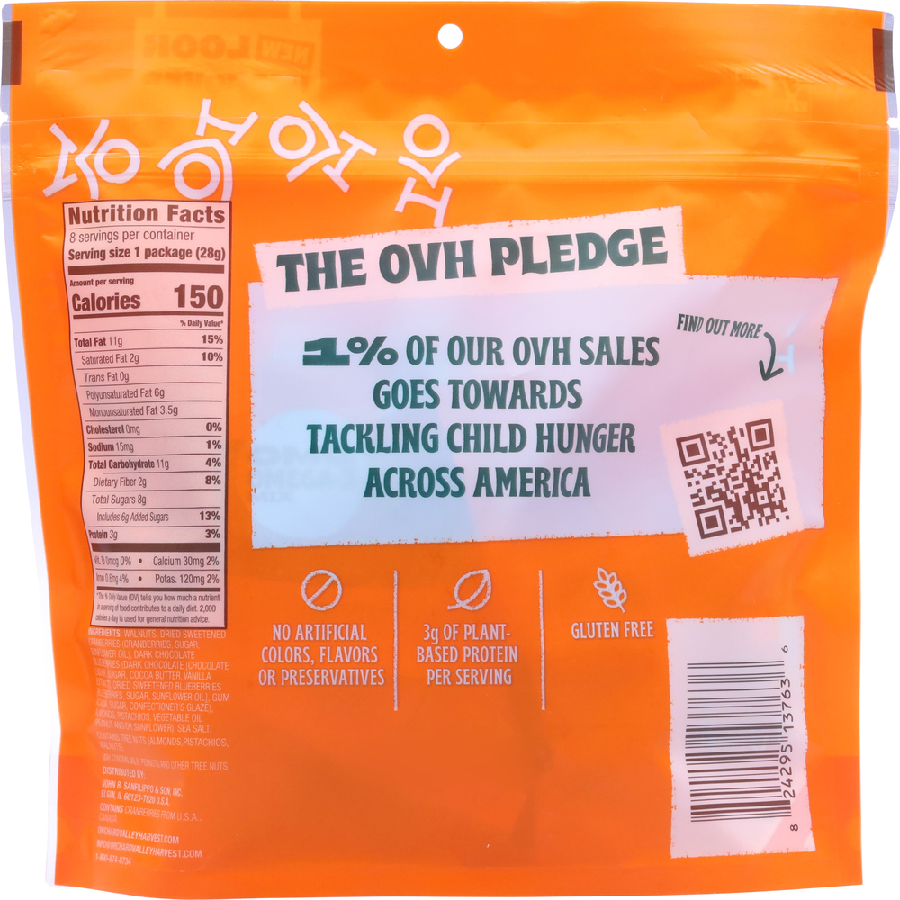 Orchard Valley Harvest Omega-3 Mix, OMG, 8 Pack