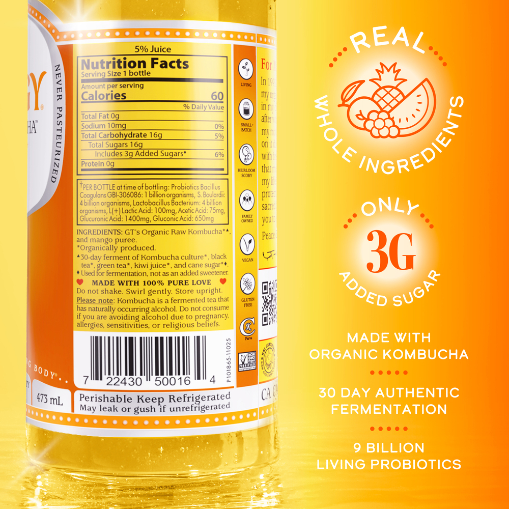 Synergy Synergy Mystic Mango Kombucha