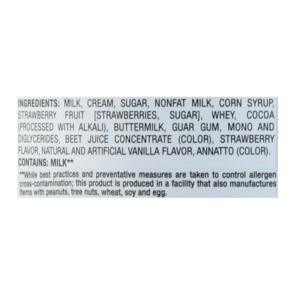 Sunnyside Farms Ice Cream, Premium, NeapolitanIngredients