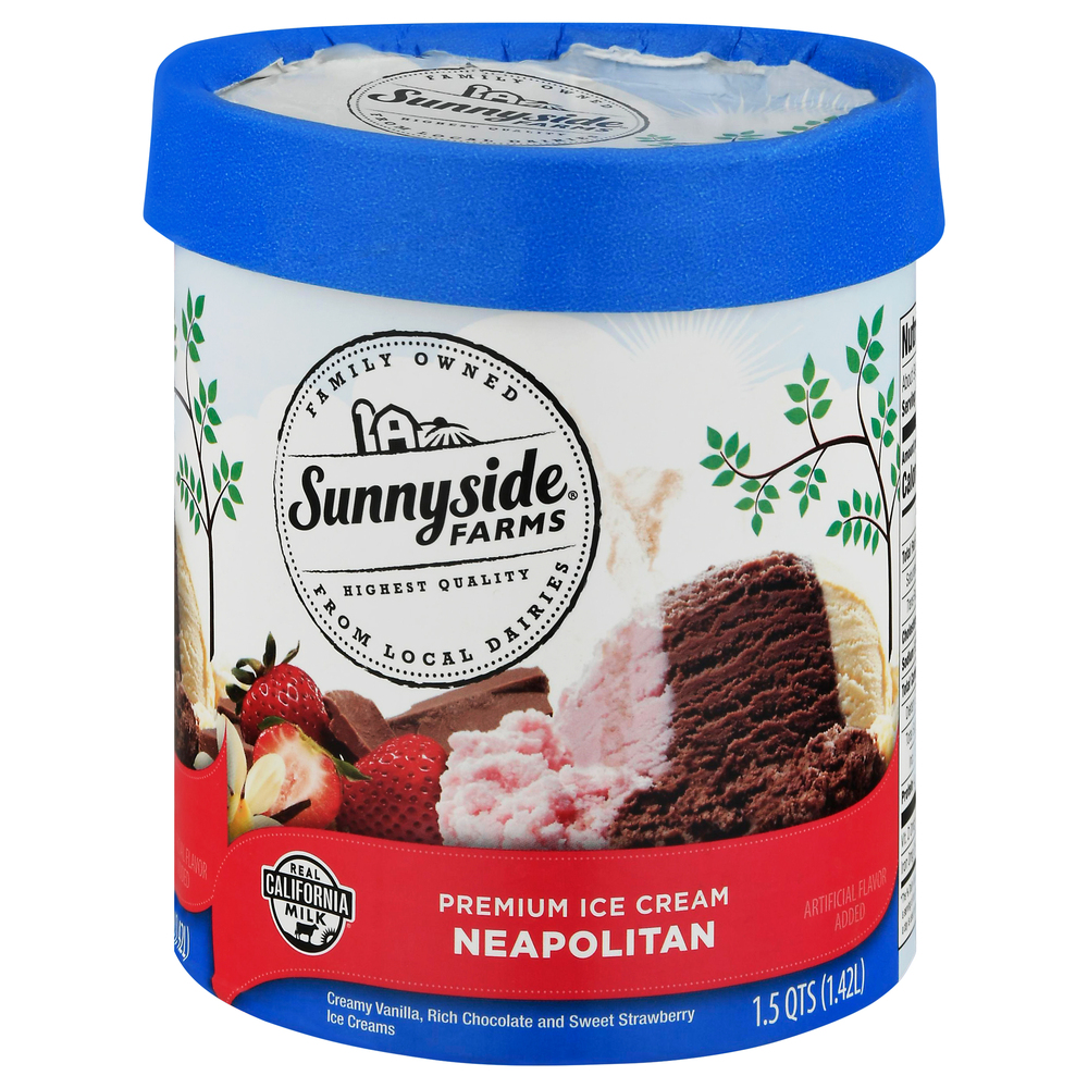 Sunnyside Farms Ice Cream, Premium,