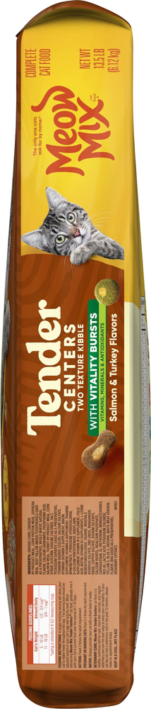 Meow Mix Tender Centers Cat Food With Vitality Bursts Salmon