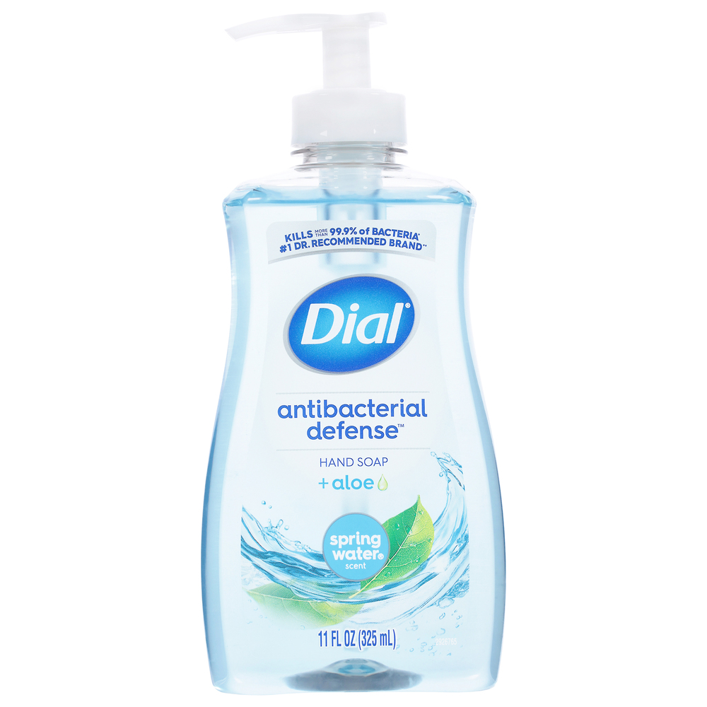 Dial Hand Soap Aloe Antibacterial Defense Spring Water