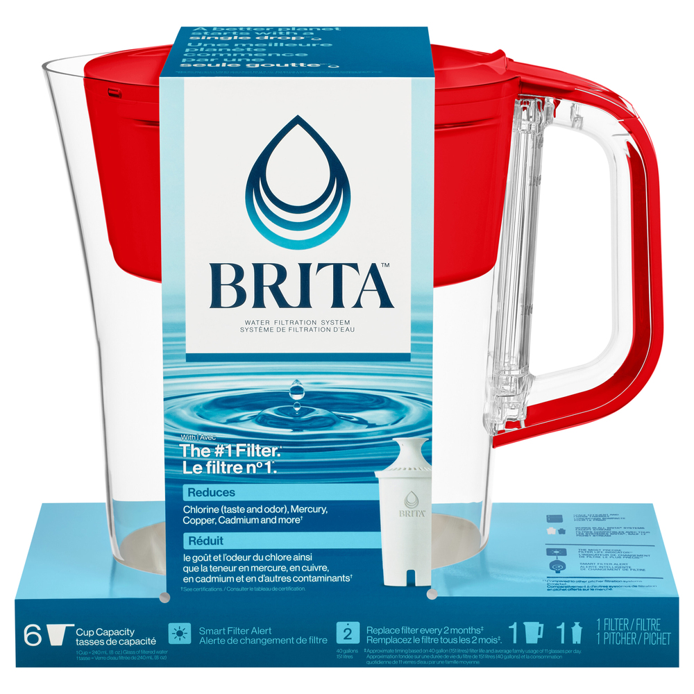 Brita Basic Faucet Mount Water Filtration System, BPA-Free Faucet Water  Purifier, Replaces 2,250 Plastic Water Bottles a Year, Lasts Four Months or