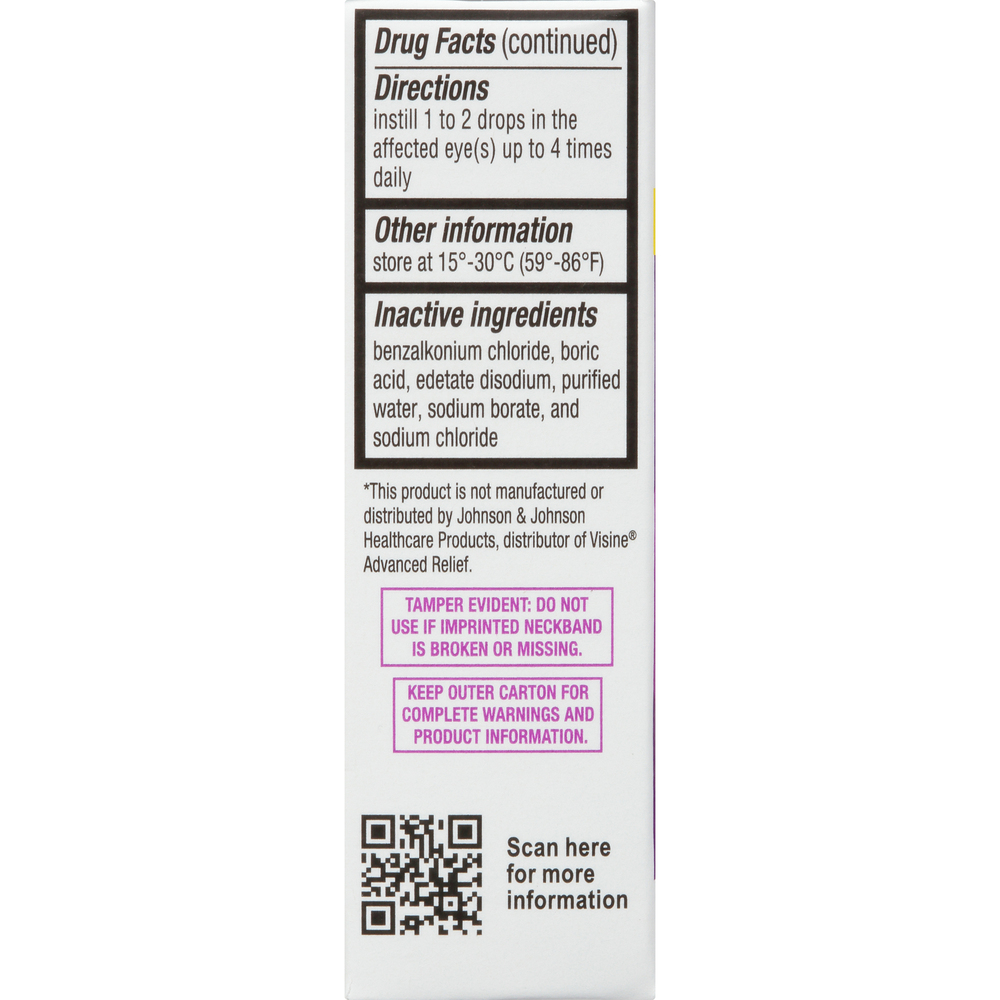 TopCare Health Eye Drops, AdvancedPlanogramLeft