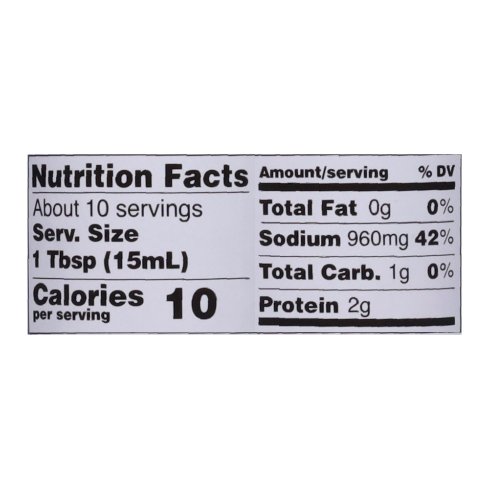 Kikkoman Soy Sauce, All PurposeNutritionFacts