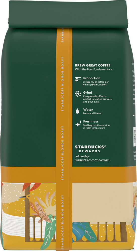 Starbucks Coffee, Ground, Blonde Roast, Veranda Blend