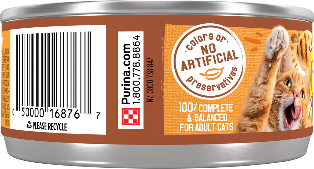 Friskies Extra Gravy Pate Cat Food with Chicken in Savory Gravy Extra Gravy Adult