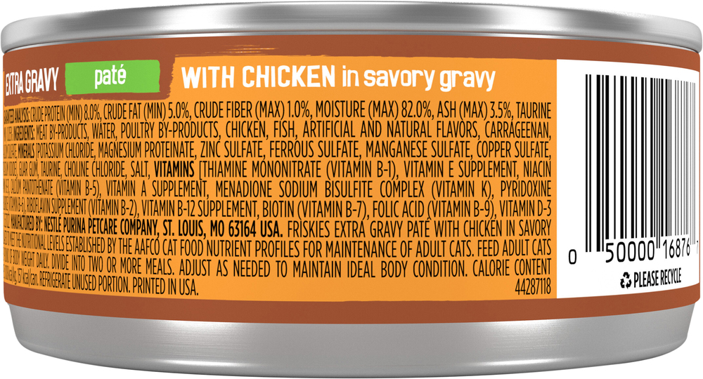 Friskies extra gravy pate cat food top
