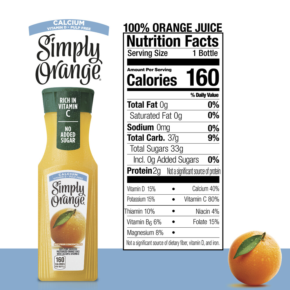 Simply Juice, OrangeNutritionFacts