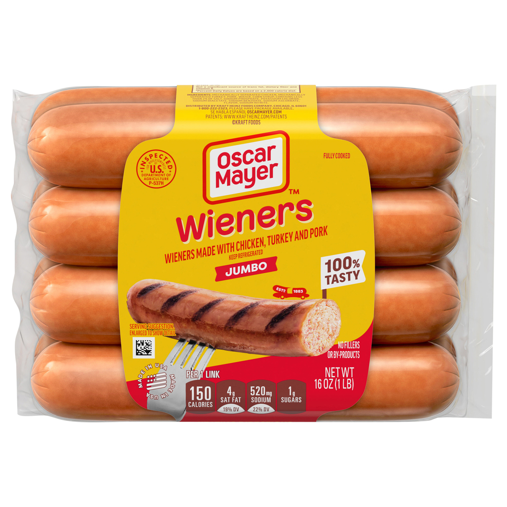 Oscar mayer jumbo wieners top