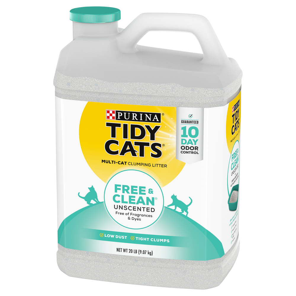 Tidy Cats Free Clean Clumping Litter Multi Cat Unscented Front