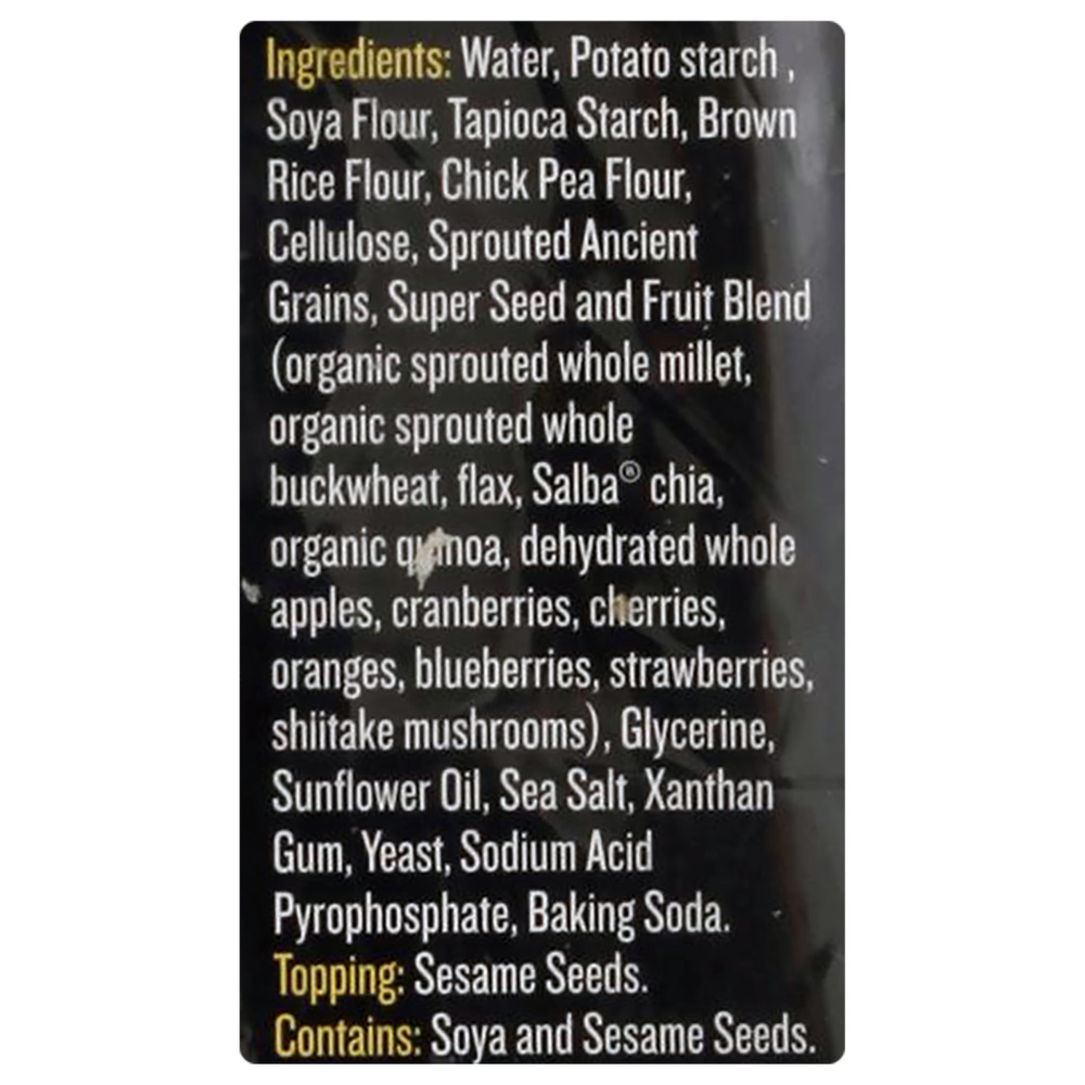 O'Doughs Thins Bagels, Gluten Free, SesameIngredients