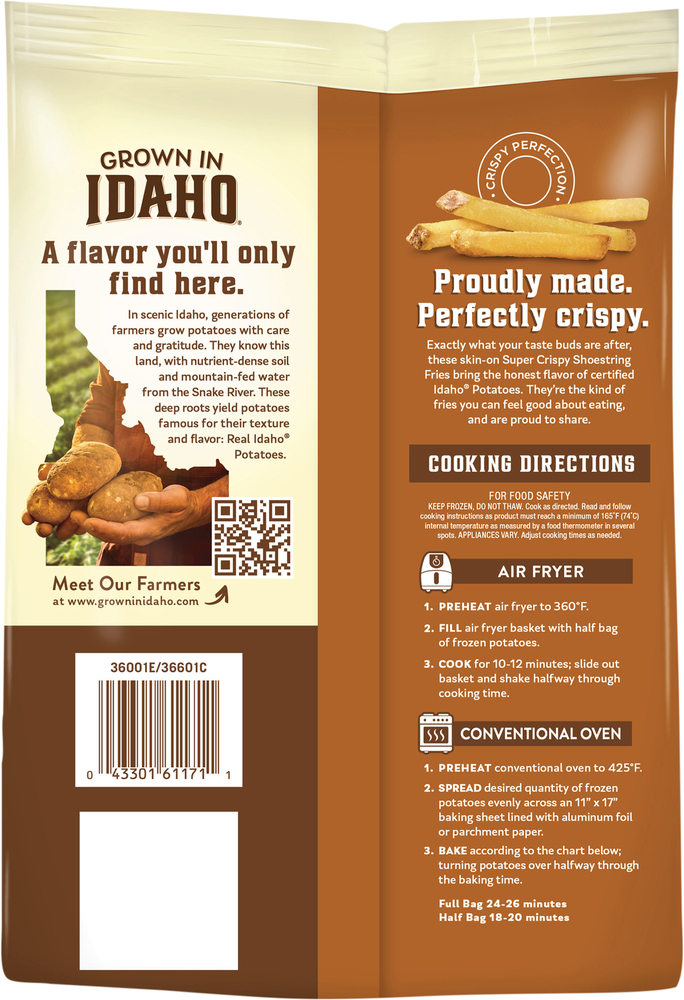 Lamb Weston Fries, ShoestringPlanogramBack