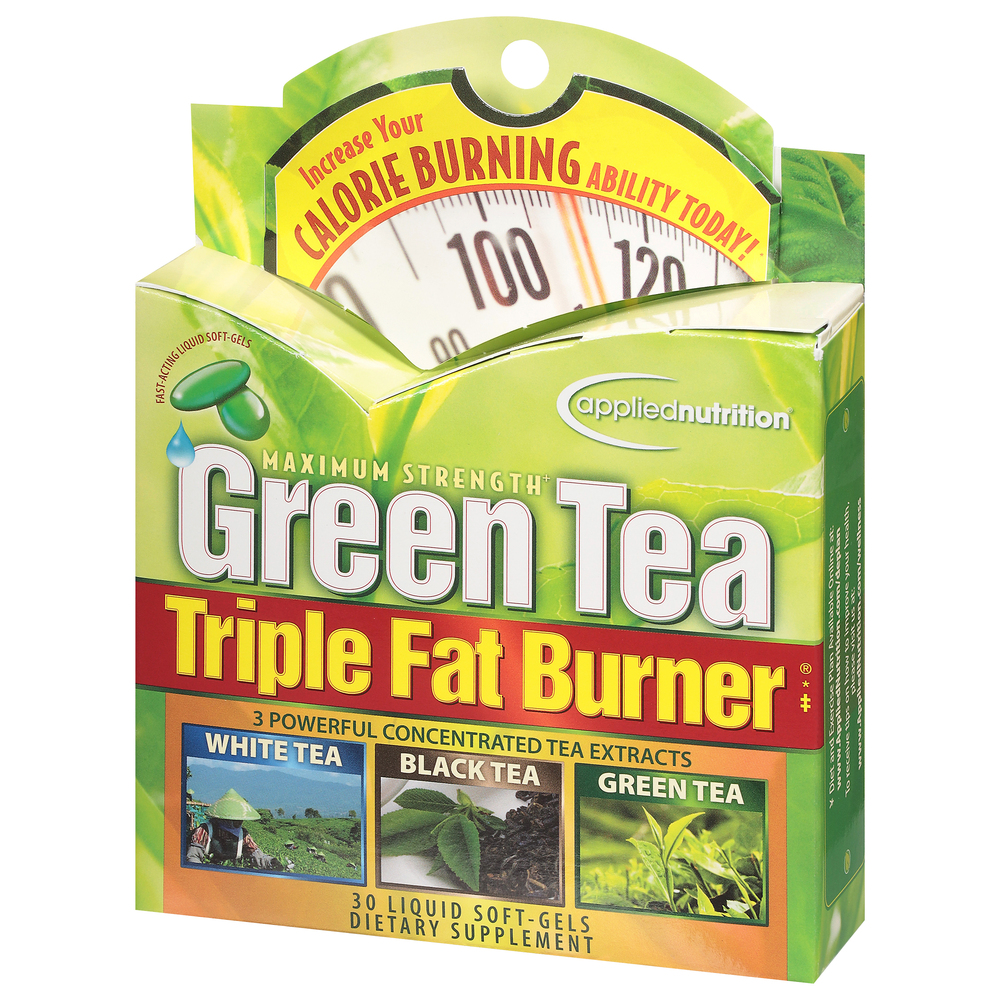 Applied Nutrition Triple Fat Burner Green Tea, Maximum Strength, Liquid