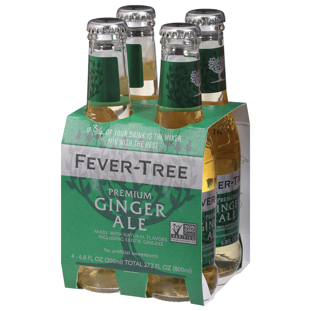 Fever-Tree Ginger Ale, Premium-Front-Right-Elevated