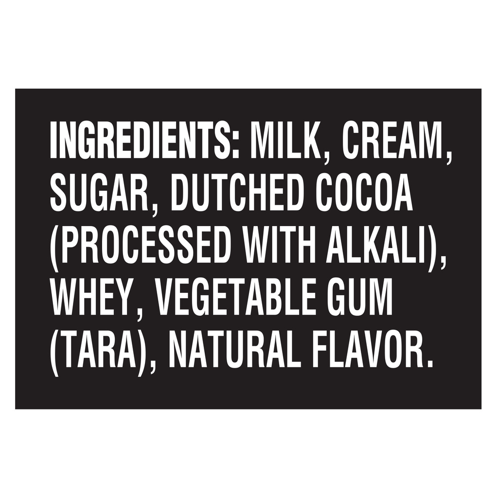 Breyers Ice Cream, ChocolateIngredients