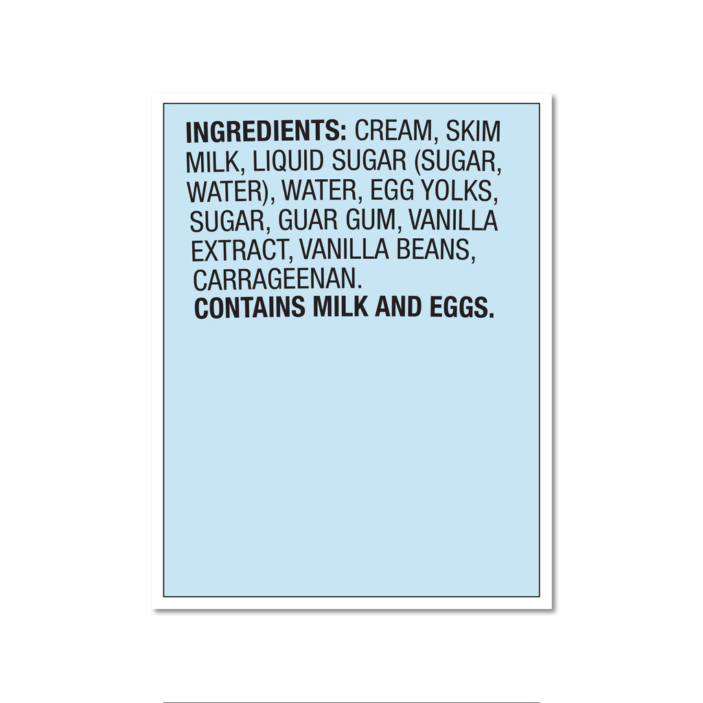 Ben & Jerry's Ice Cream, Vanilla