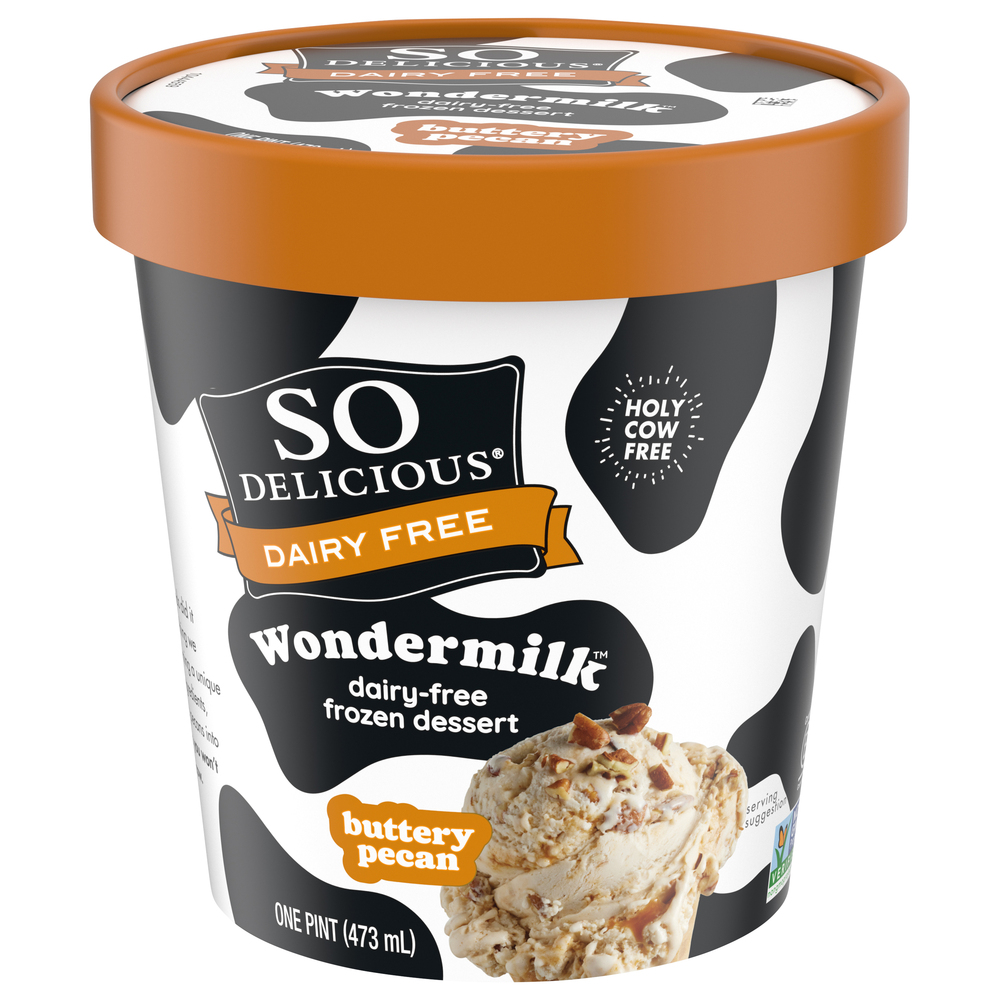 So Delicious Dairy Free Wondermilk Frozen Dessert, Buttery Pecan