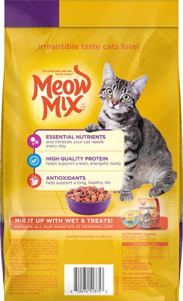 Meow store mix calories