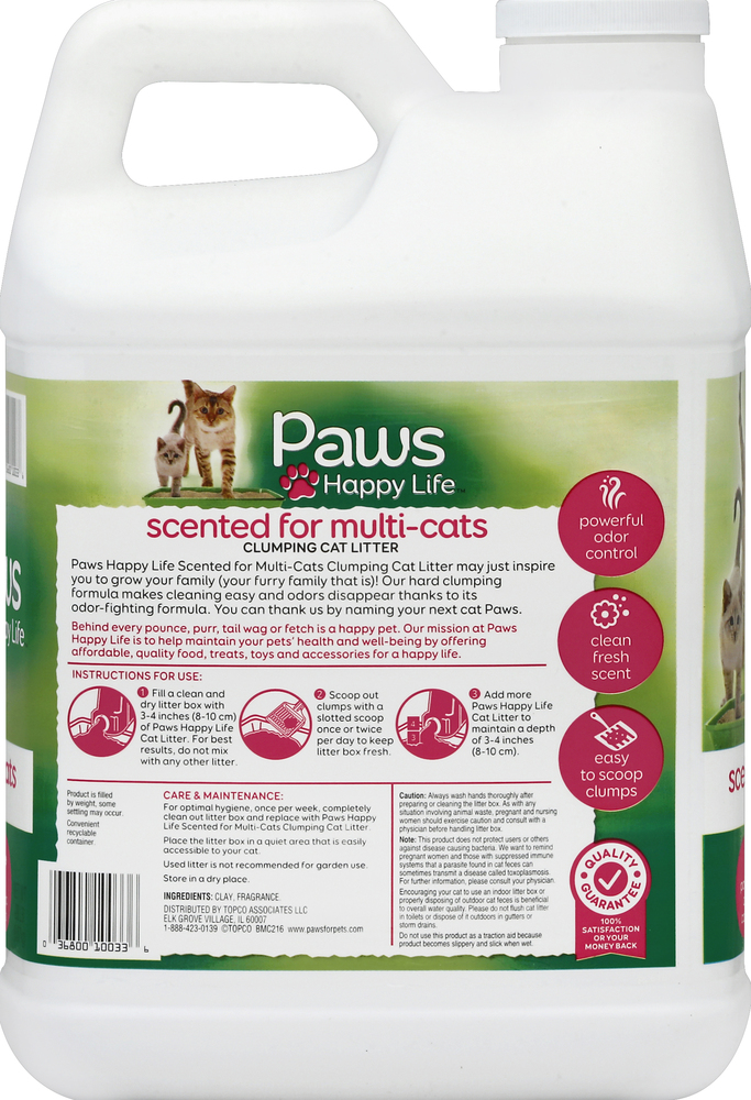 Paws happy life cat litter on sale