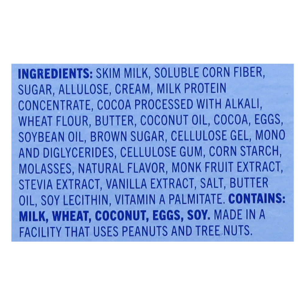 Enlightened Ice Cream Bars, Brownies & Cookie Dough, LightIngredients