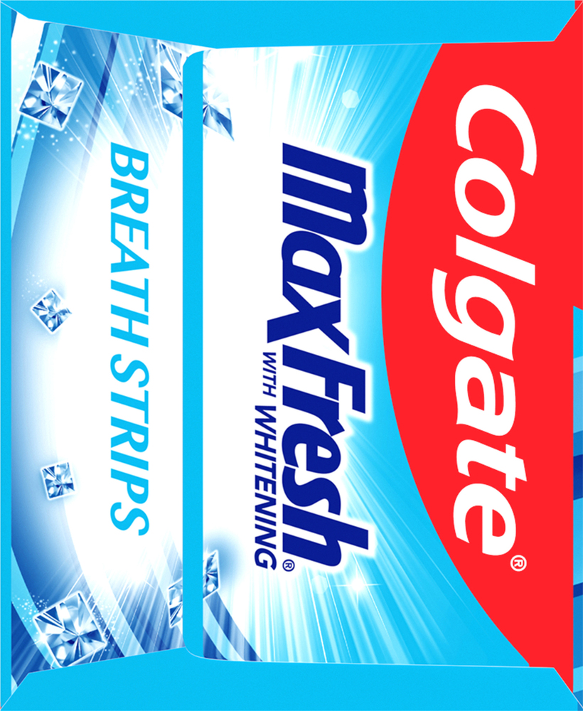Colgate MaxFresh Toothpaste, with Whitening Breath Strips