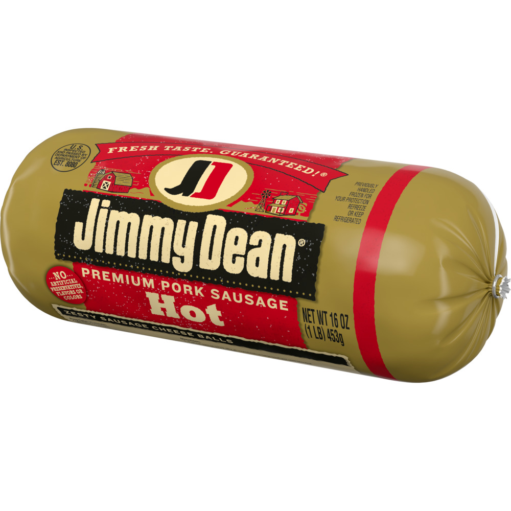 Jimmy Dean Premium Pork Hot Breakfast Sausage Roll, 16 ounceNutrition